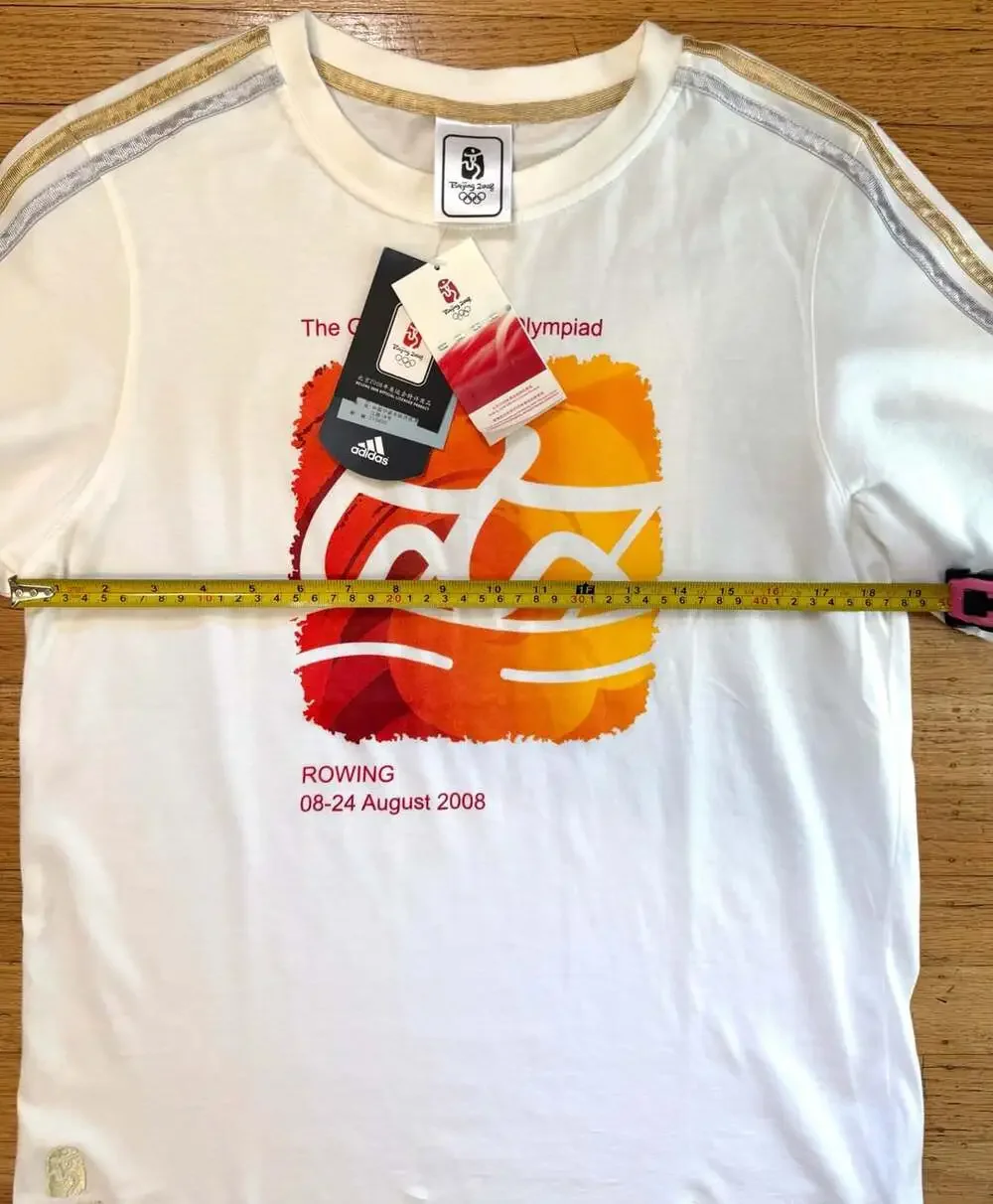 Adidas Beijing 2008 Olympics Rowing T-Shirt Men’s M NWT Official Licensed